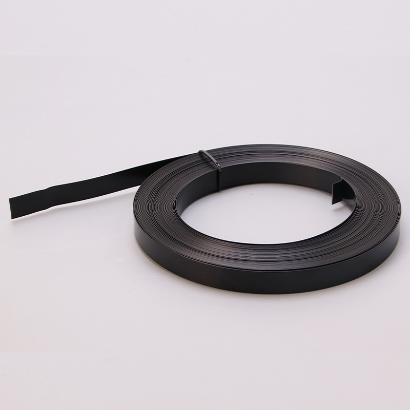 Epoxy coated steel band